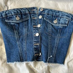 Zara cropped corset